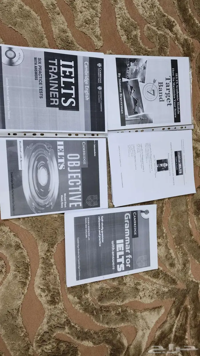 5 كتب ايلتس مطبوعة 3
