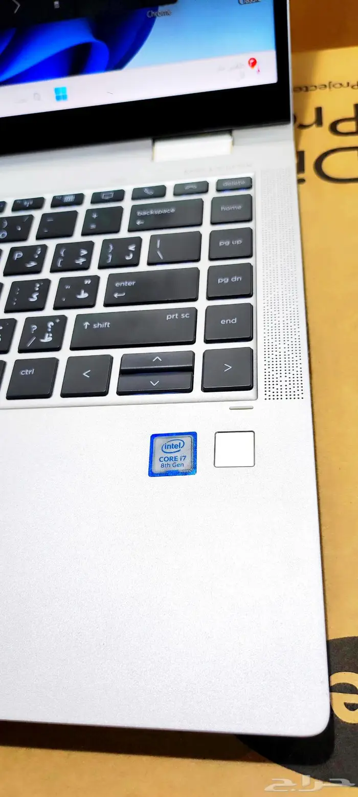 لابتوب HP_متحول_2 في1_لمس_نظيف_مواصفات عالية_معالجi7_رام16 12