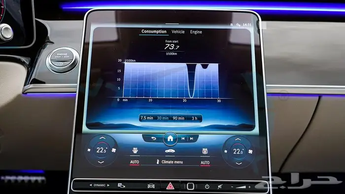 2024 مرسيدس اس كلاس S 500 L اصفار مع ضمان 24