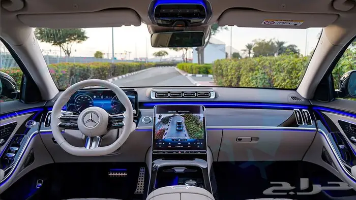 2024 مرسيدس اس كلاس S 500 L اصفار مع ضمان 7