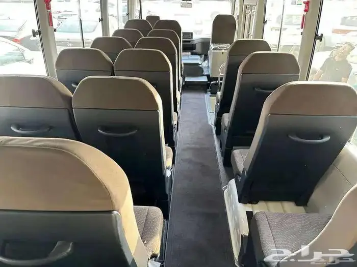 باص كوستر 23راكب 2025 خليجي 4سلندرديزل قير توماتيك 8