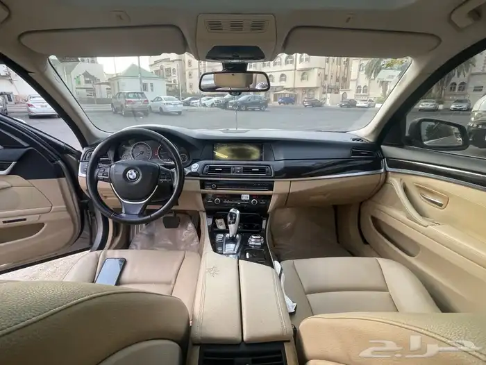 للبيع او البدل BMW-520-2013 نظيفه وارد سعودي 10