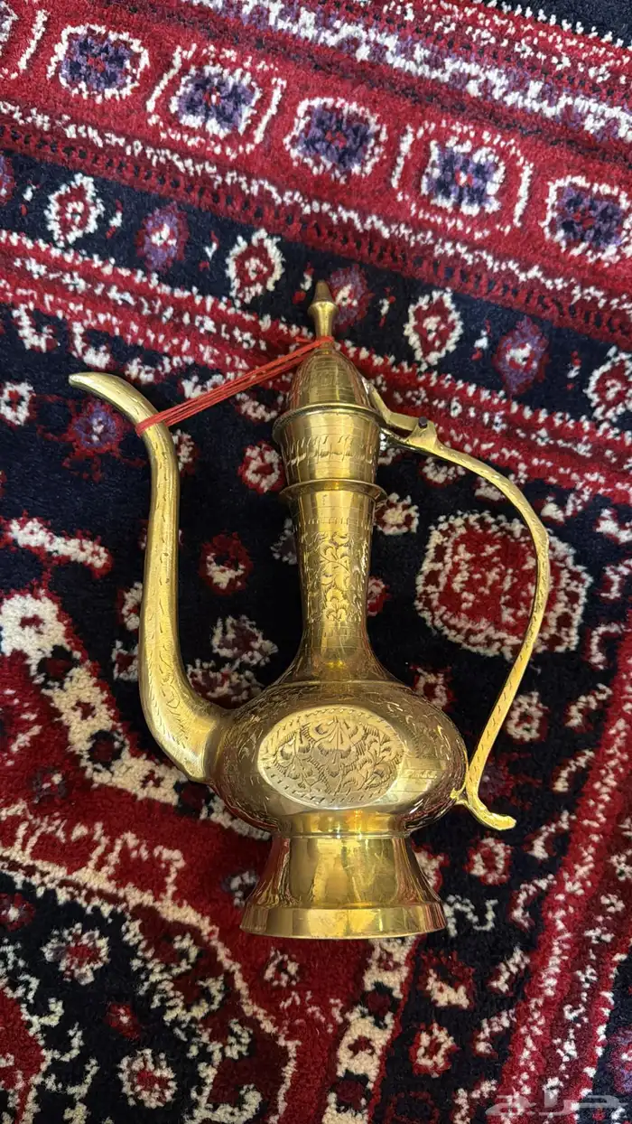 طقم نحاس صافي و مشروط قديم شغل يدوي 9