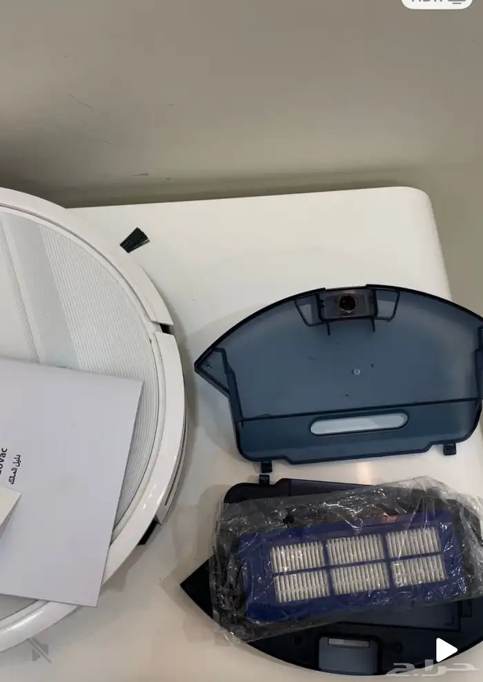 مكنسة روبوت ايوفي هايبرد G10 أبيض 5