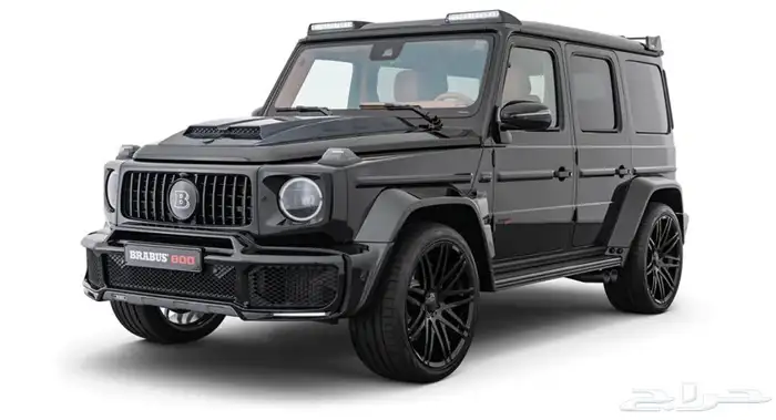 غطا سبير برابوس كاربون بصمة ابواب دخول ذكي G63 BRBAUS 37