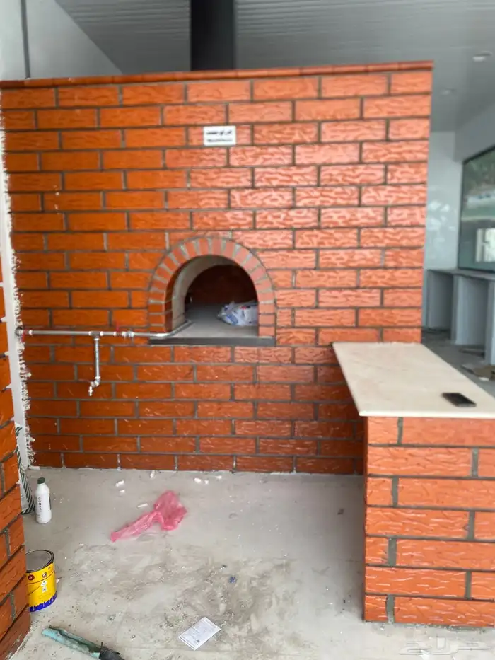 افران بيتزا وخبز للمطاعم شوايات لحم طابوق احمر حراري 0