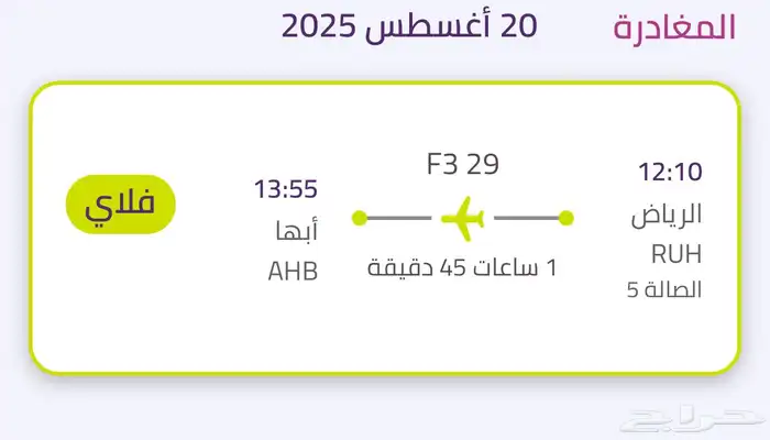 تذكرة طيران 0