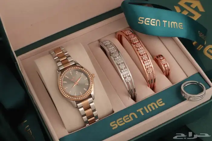 ساعه رجالي أسواره خاتم 4