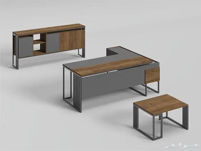 Office Furniture جديد مكتب طقم مدير و مكاتب مودرن و كراسي 66