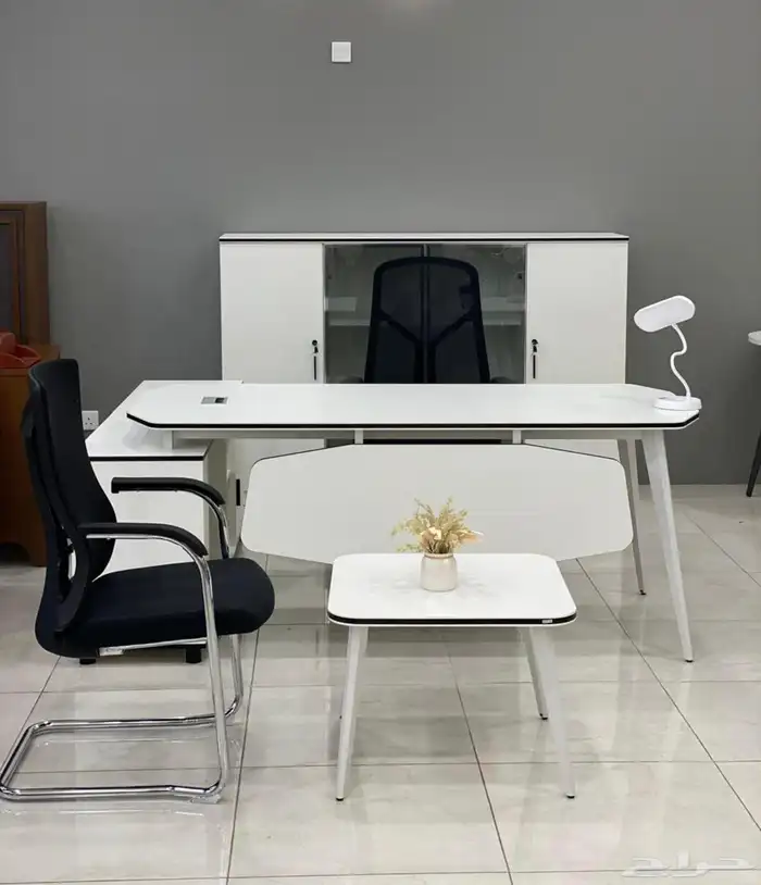 Office Furniture جديد مكتب طقم مدير و مكاتب مودرن و كراسي 1