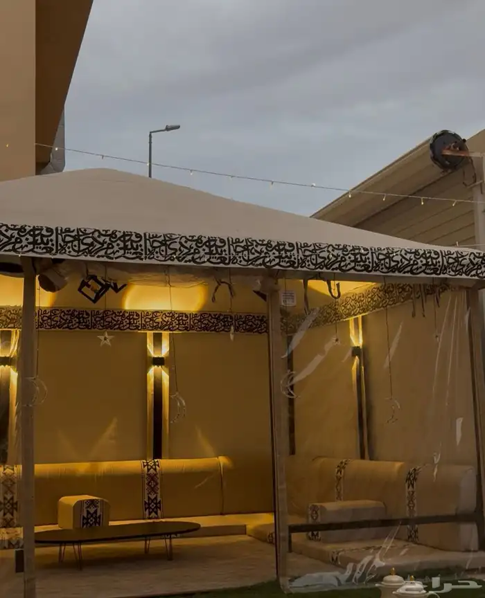 خيمه الشيخه 4 في 3 من دليل البراري مع اثاثها والاناره 0