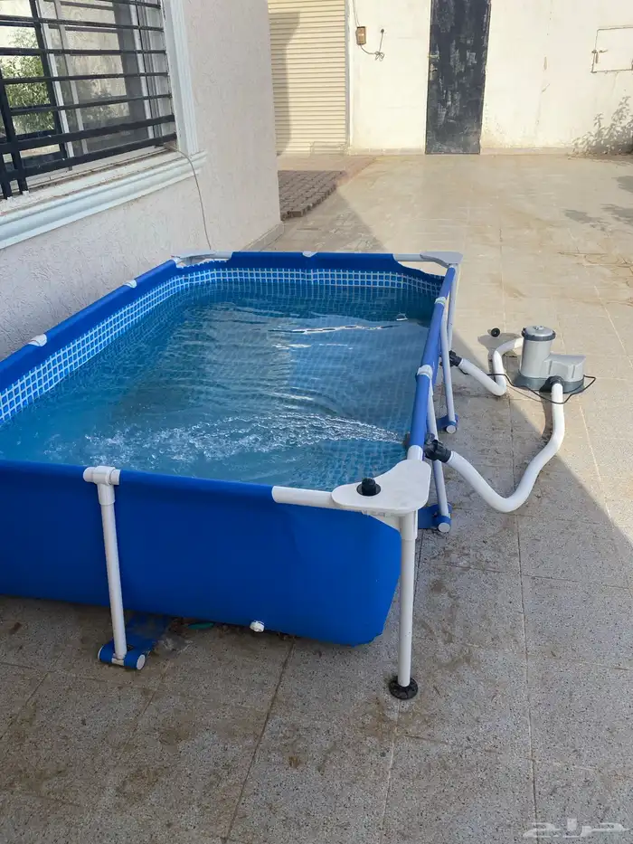 مسبح اطفال شبه جديد مع الفلتر 0