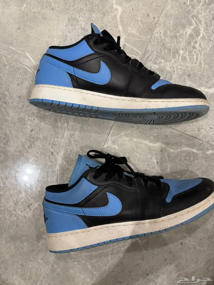 حذاء نايك جوردن Air Jordan 1 Low University Blue Black 1