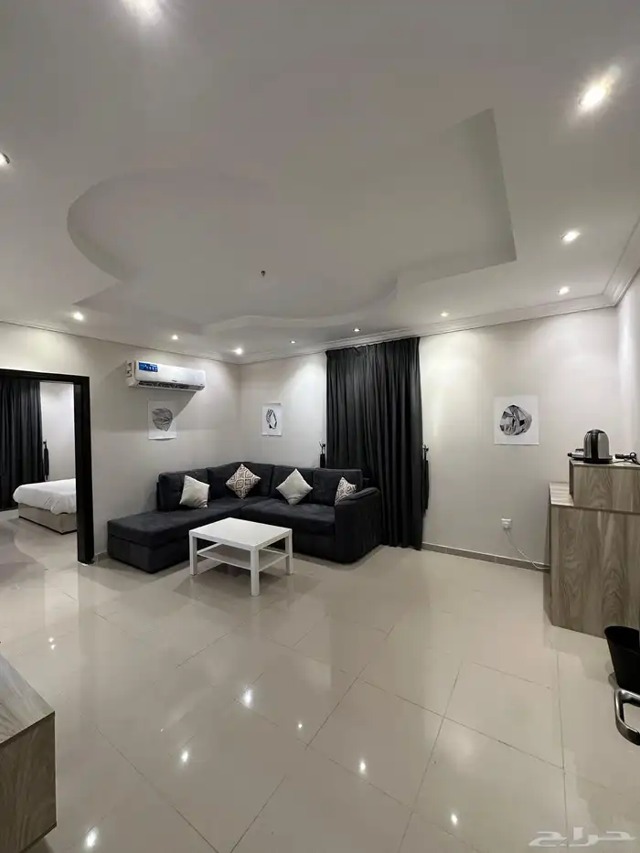 غرفه وصاله مفروشة للايجار الشهري الروضه 4