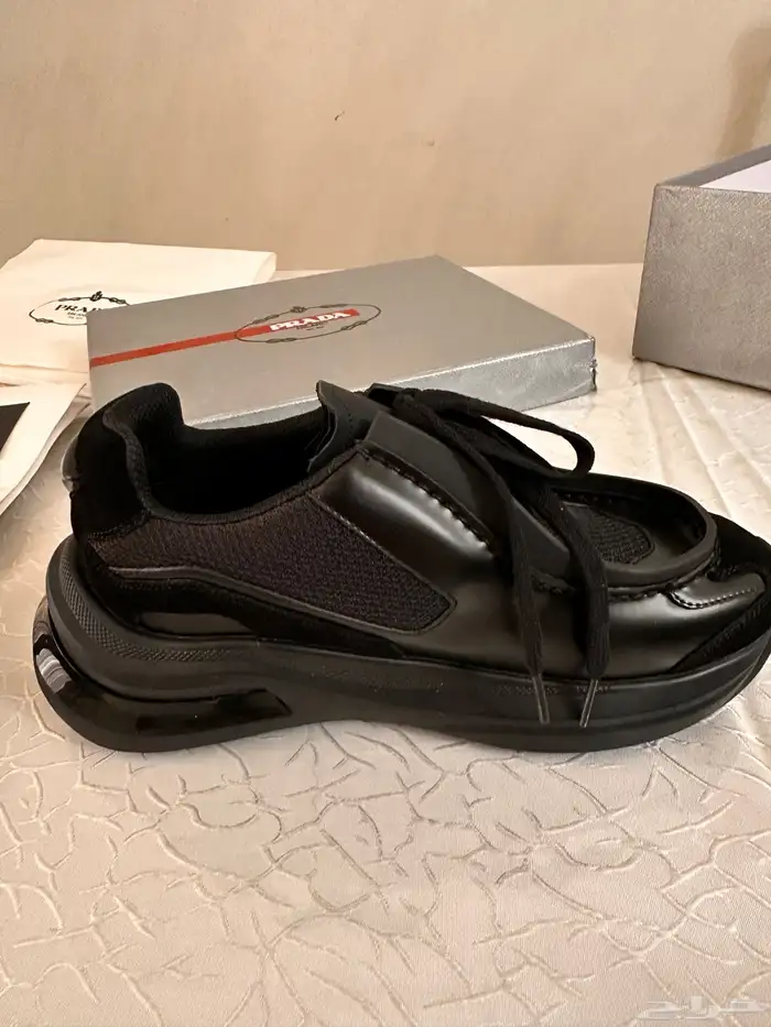 حذاء PRADA تقليد فاخر شبه أصلي جديد مقاس 7
