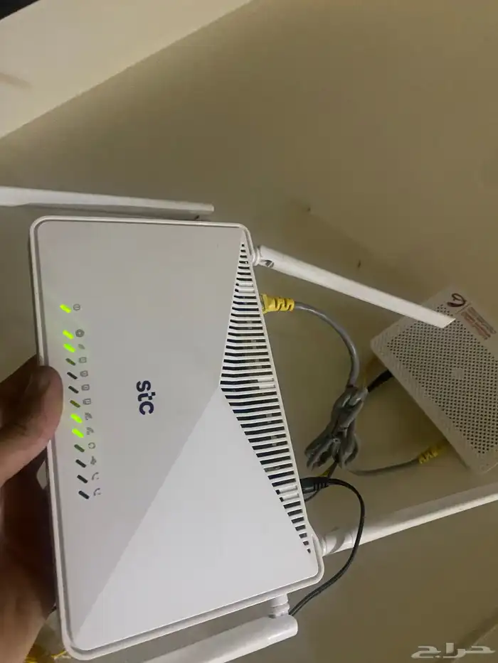 راوتر مع جهاز ضوئيات stc 3