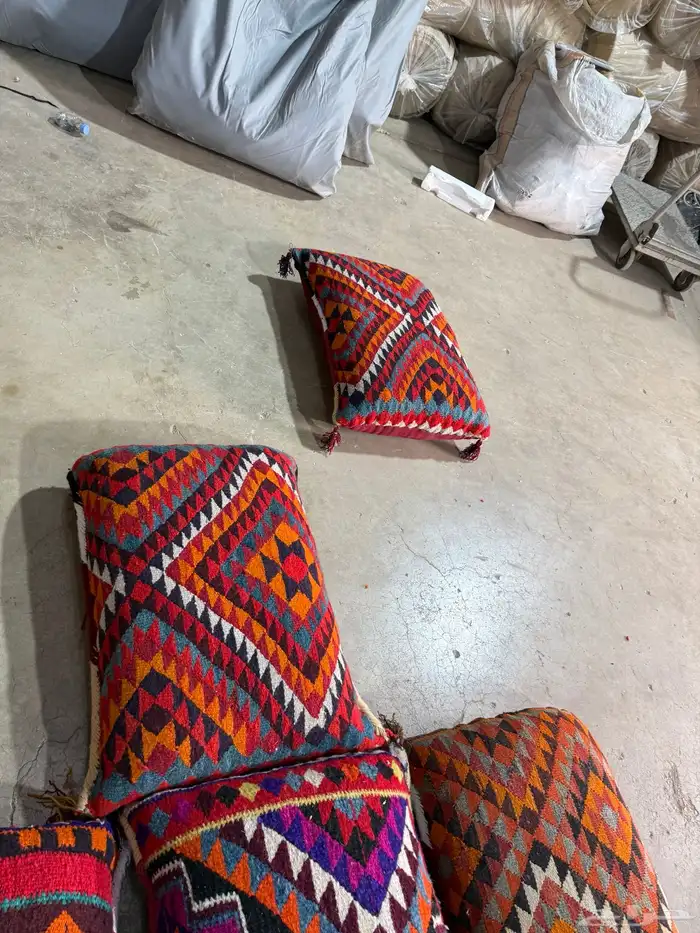 مخاد صوف شغل يدوي فرشات عراقية 3