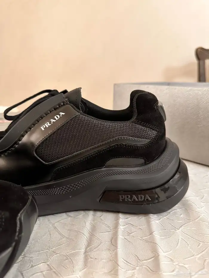 حذاء PRADA تقليد فاخر شبه أصلي جديد مقاس 1