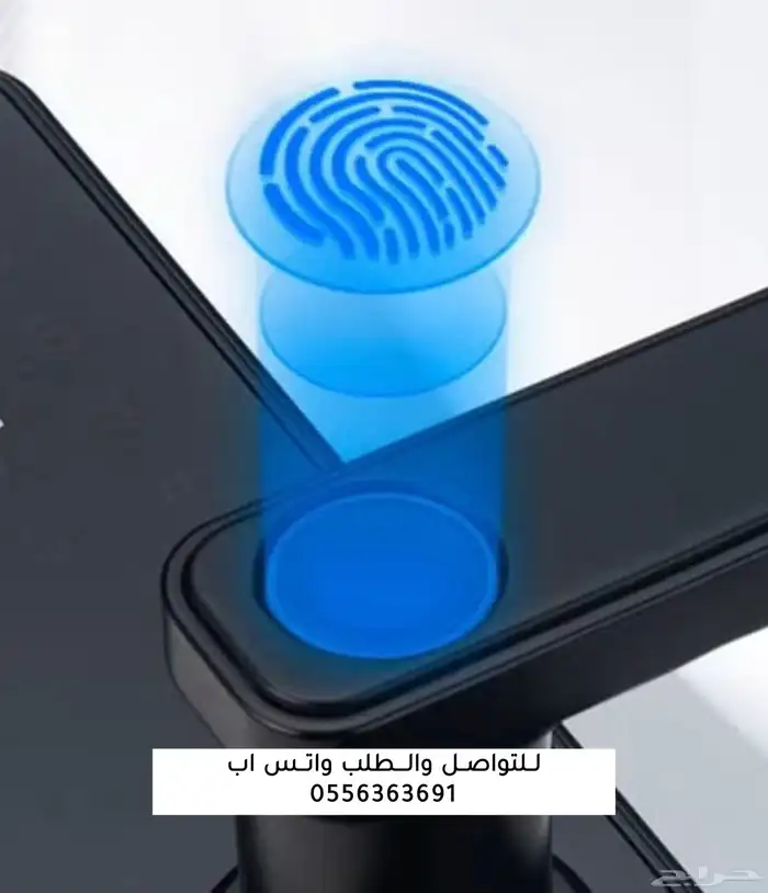 قفل باب ذكي (يفتح بالبصمه - والكرت - ورمز - وتطبيق) 2