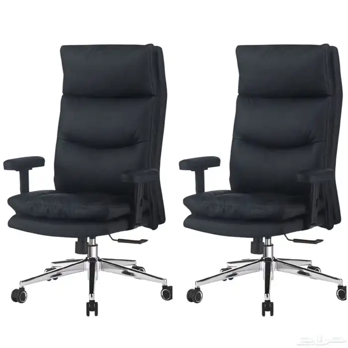 كراسي مكتبيه ( متحرك - وثابت ) طقم 1