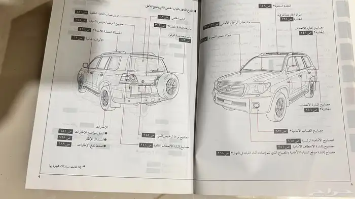 كتيب الأرشادات لمالك السياره لاندكروزر ستيشن واجن 3