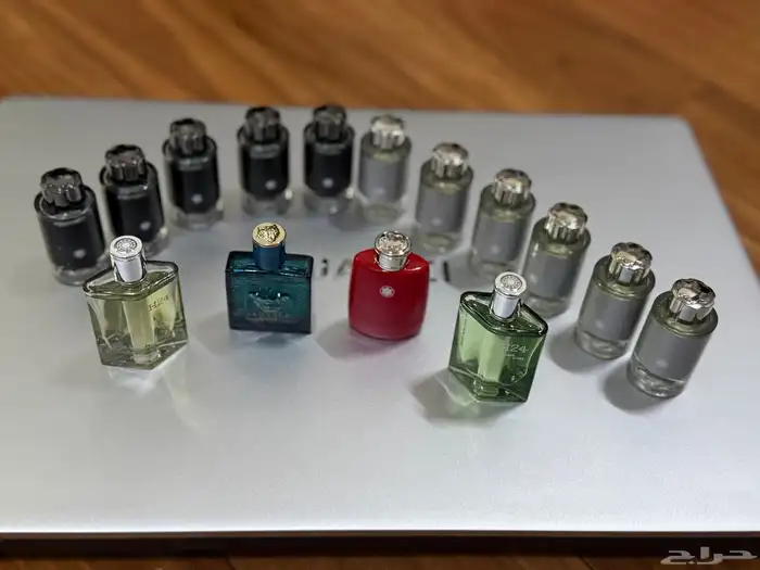عطر عينات ماركات عالميه اصليه متوفر 15 حبه السعر 180 ريال 1