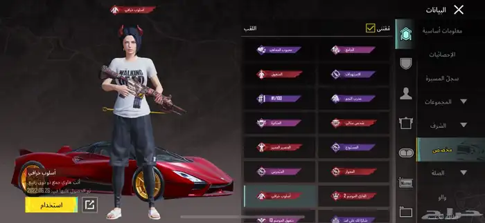 حساب ببجي للبيع 8