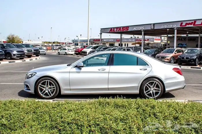 مرسيدس S550 للبيع بدون حوادث 7