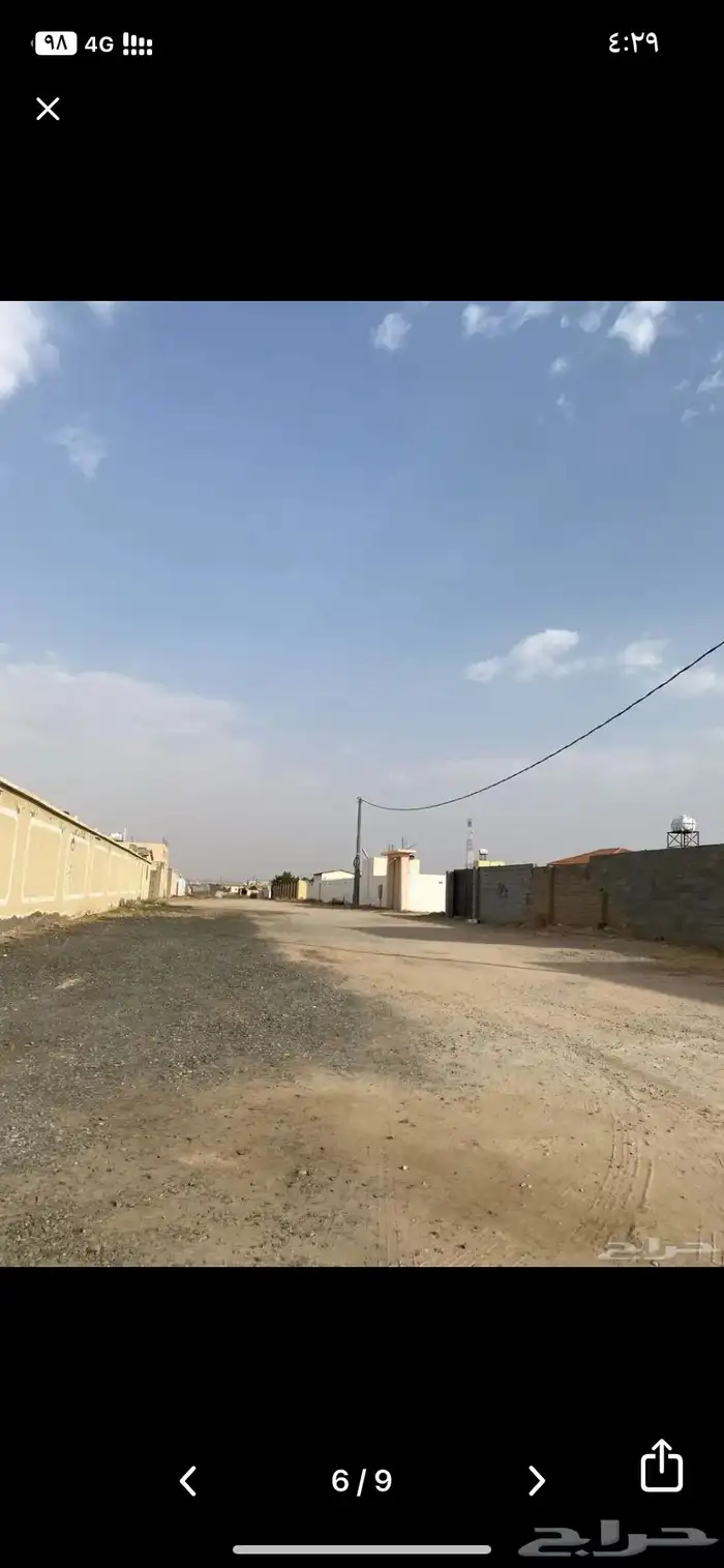 ارض بصك الكتروني زاوية موقع مميز العرفا ( الجوادا ) 5