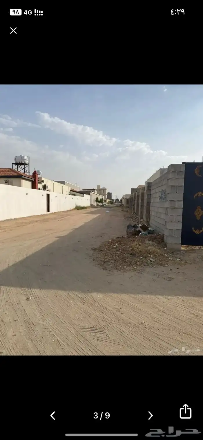 ارض بصك الكتروني زاوية موقع مميز العرفا ( الجوادا ) 2