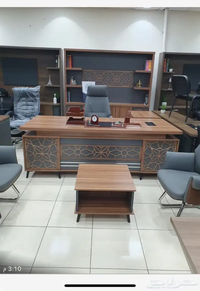 Office Furniture جديد مكتب طقم مدير و مكاتب مودرن و كراسي 56