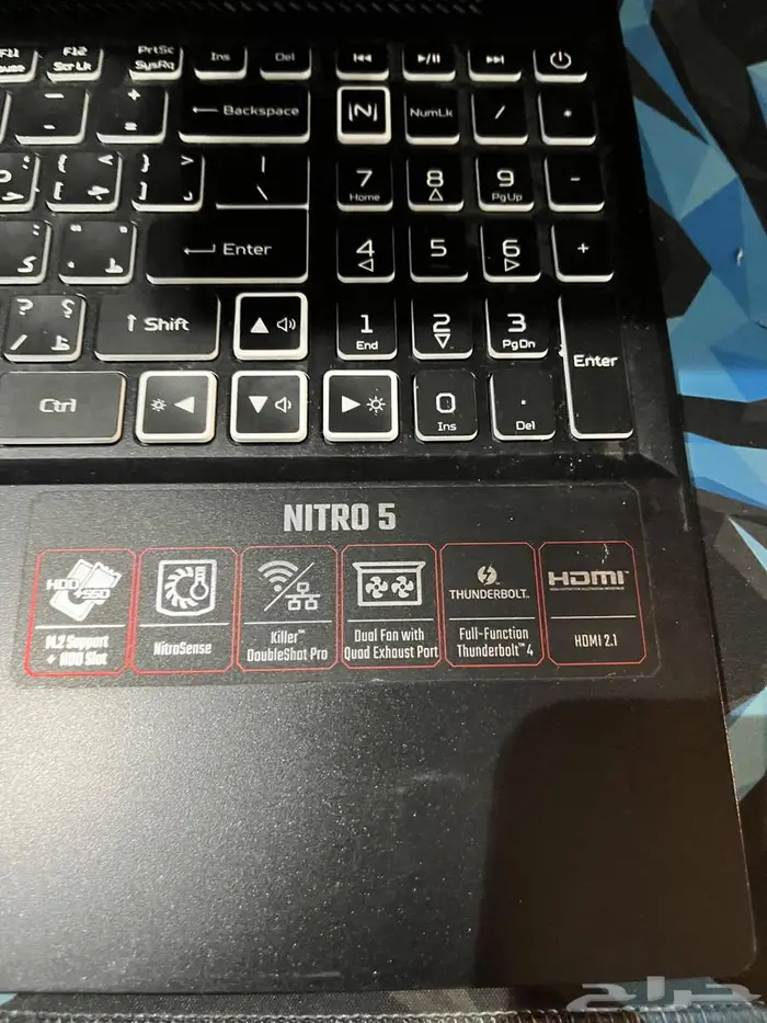 لابتوب قيمنق acer Nirto 5 5