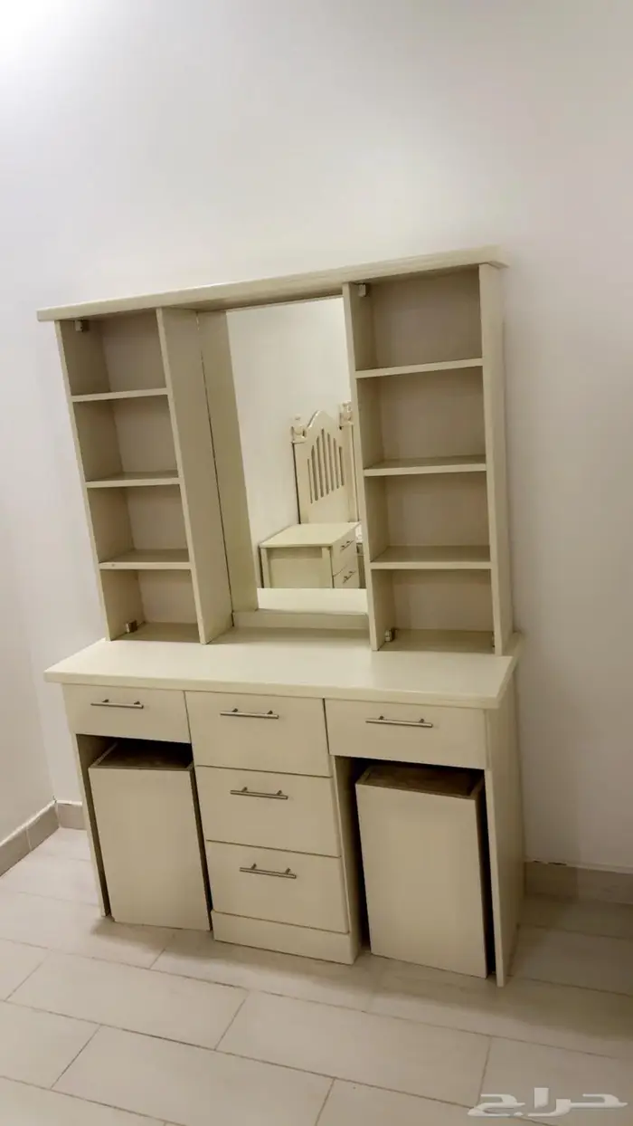 غرفه نوم شبه جديده 4قطع على السوم 1