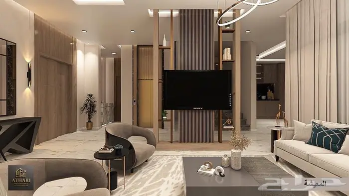 تصميم داخلي وتصميم واجهات 3d 5