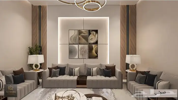 تصميم داخلي وتصميم واجهات 3d 0