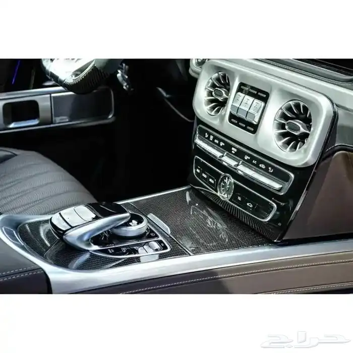 غطا سبير برابوس كاربون بصمة ابواب دخول ذكي G63 BRBAUS 15