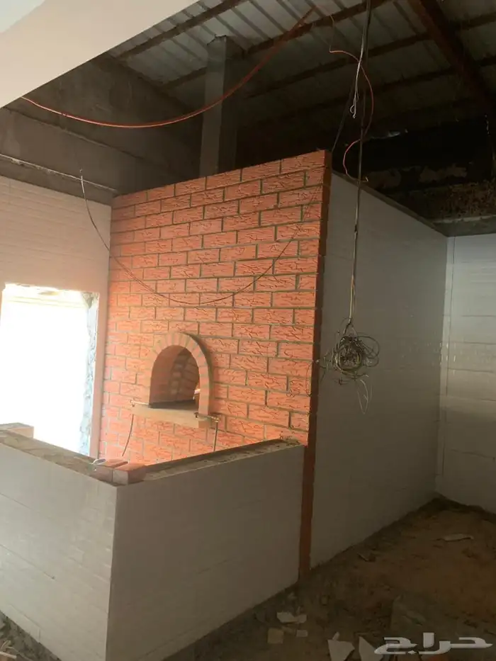 افران بيتزا وخبز للمطاعم شوايات لحم طابوق احمر حراري 5