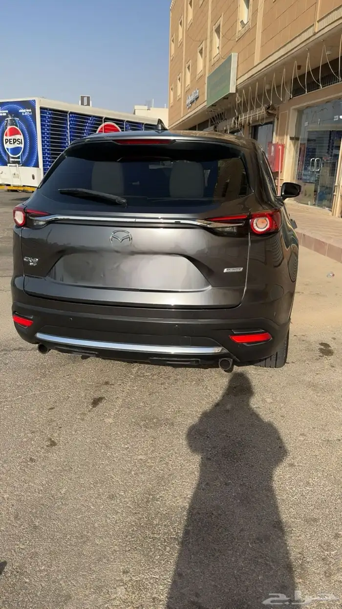للبيع مازدا CX9 لون رمادي فل كامل تحت السقنتشر داخلي بيج 6