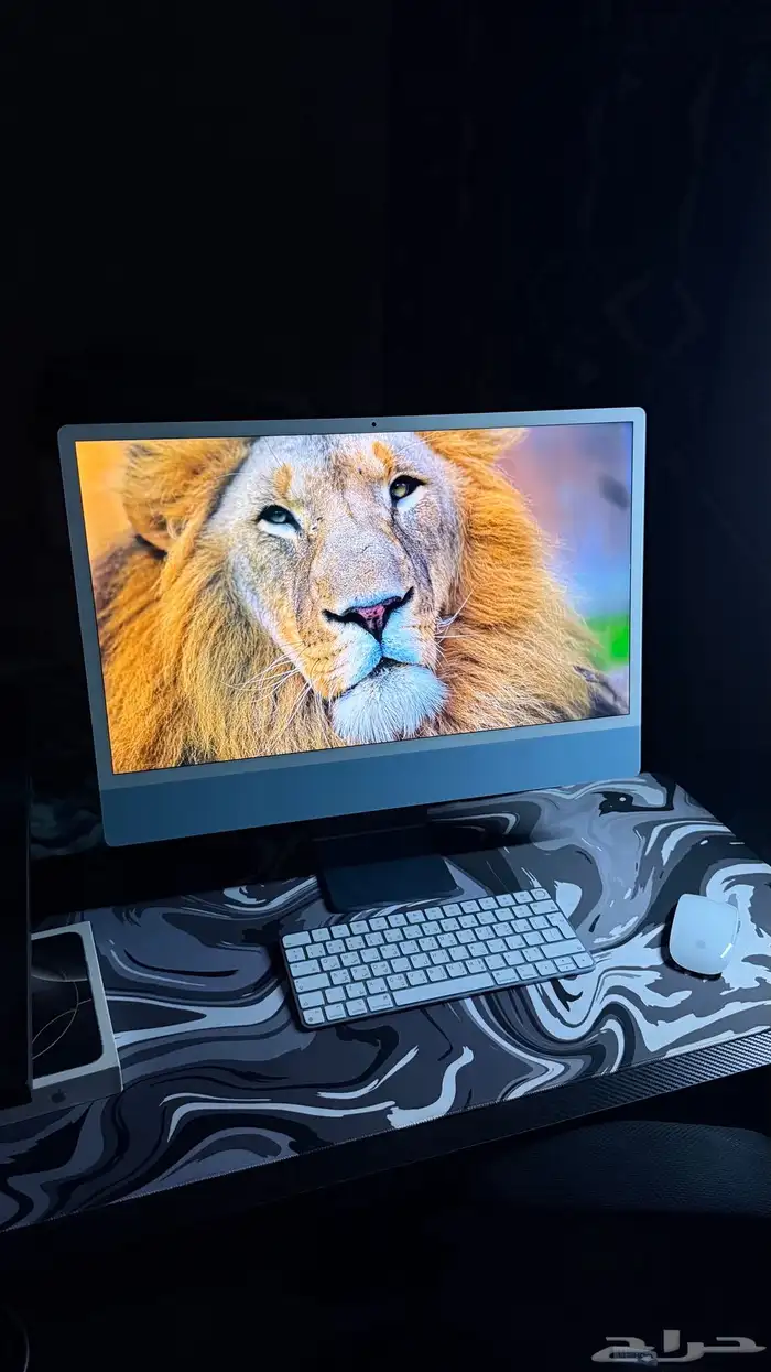 للبيع كمبيوتر أبل مكتبي iMac M3   شاشة 24 إنش   512GB 0