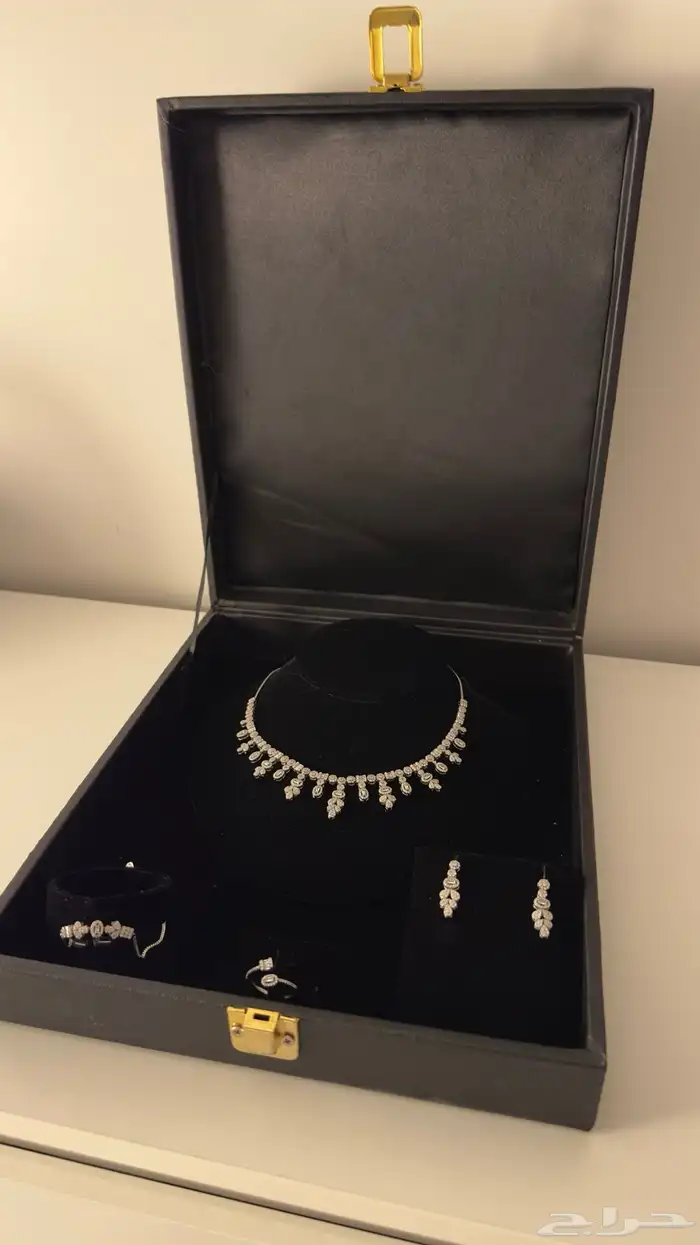 طقم فضه اصلي مختوم 0
