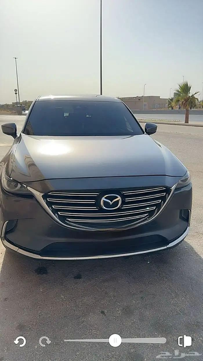 للبيع مازدا CX9 لون رمادي فل كامل تحت السقنتشر داخلي بيج 7