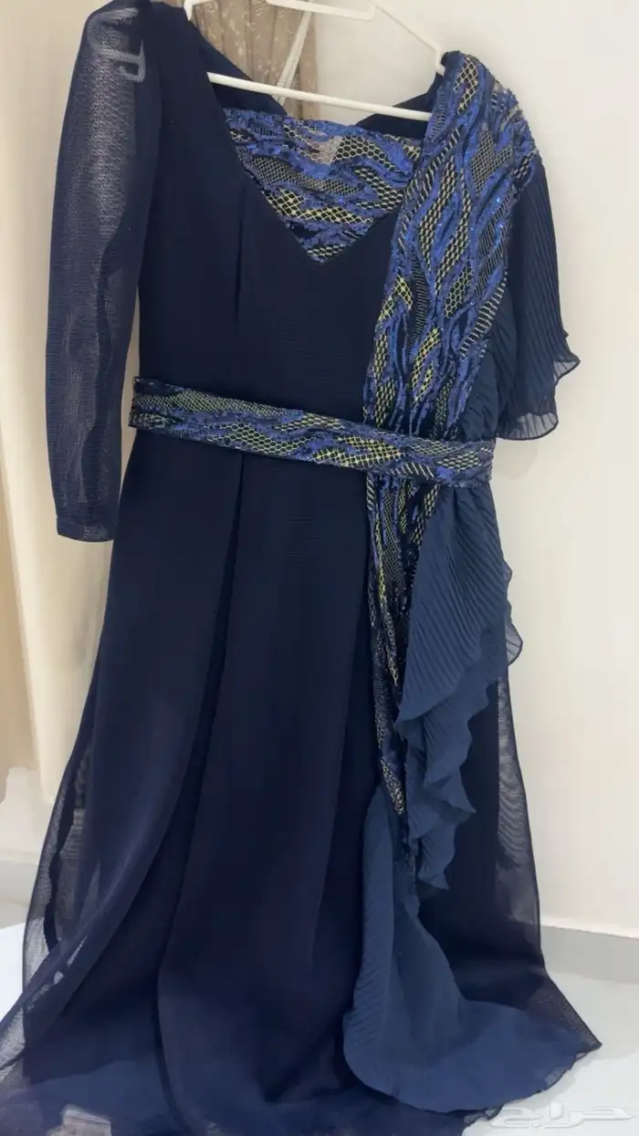 فستان كحلي مقاس xl 0