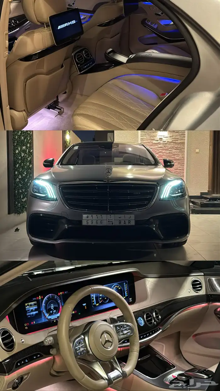 مرسيدس S63 2018 ممشى قليل 15