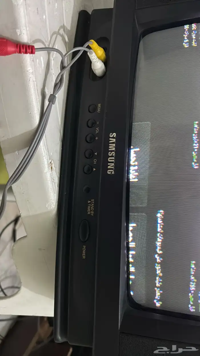تلفزيون سامسونج من نوع CRT الحجم 14 بوصة شبه جديد 7