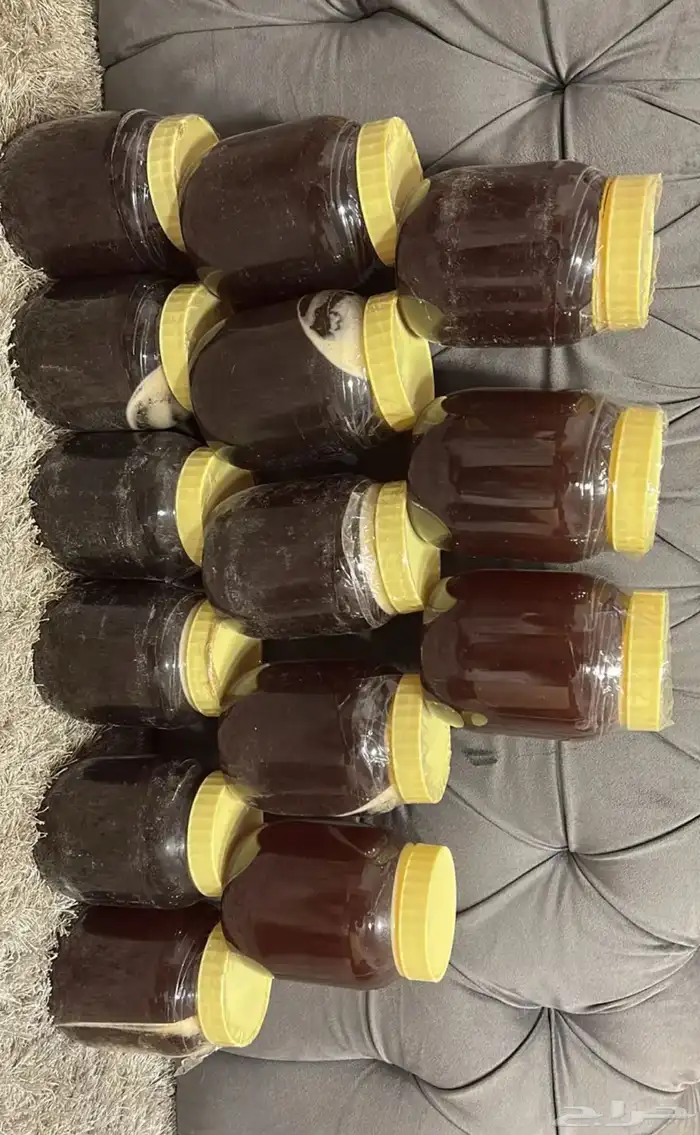 عسل سدر عصيمي ملكي وطلح انتاج السنة 4
