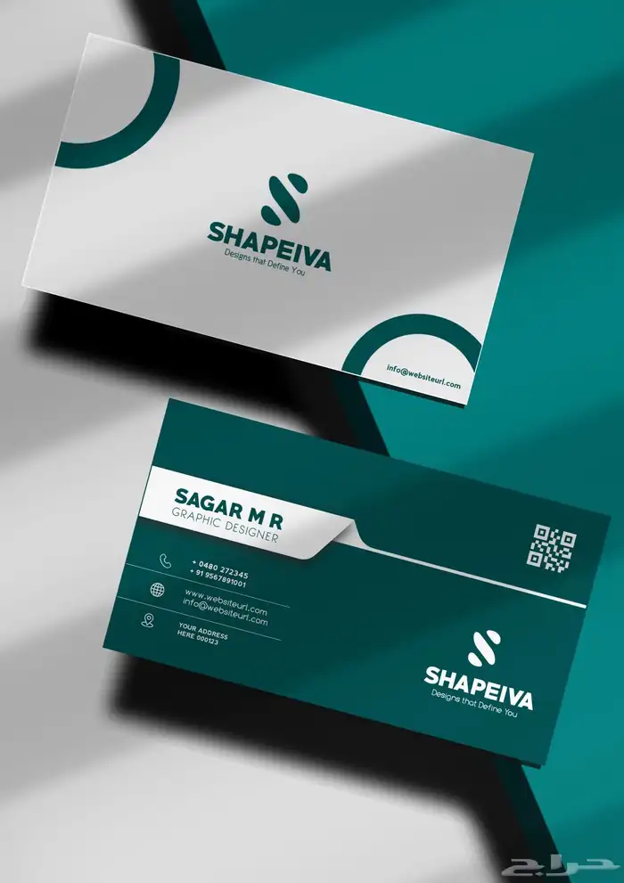 تصميم بطاقة-هوية عمل business card احترافية 2