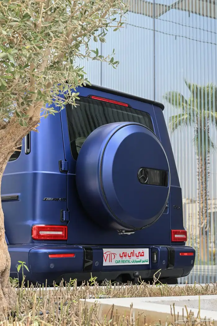 مرسيدس جي كلاس ازرق مطفي 6