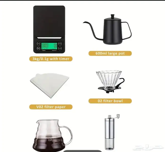 ادوات قهوه v60 شريتهن 190 0