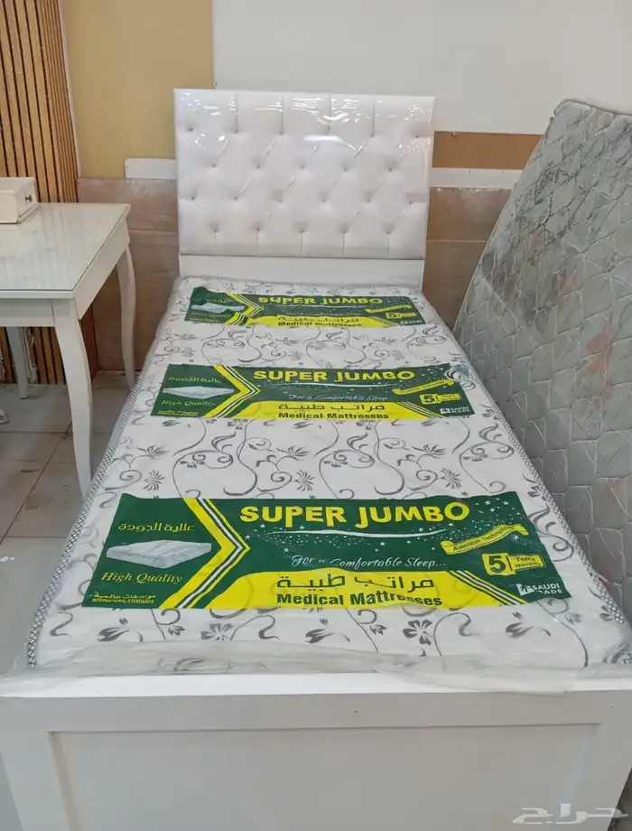 سرير دواليب غرفة نوم حسب الطلب لحاف السرير مع مرتبة 2