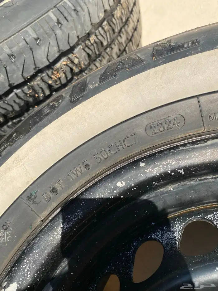 جنوط مع كفرات خط موديل 24 مقاس 15هيلكس 4